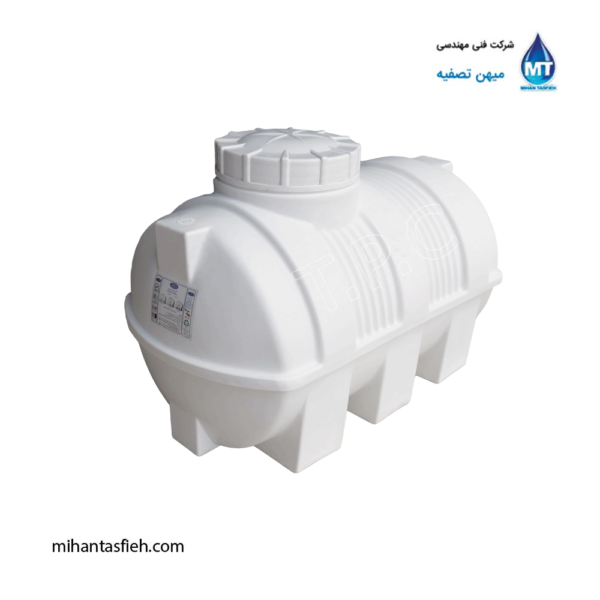 مخزن 300 لیتری افقی کرکره ای تک لایه مجتمع پلاستیک طبرستان