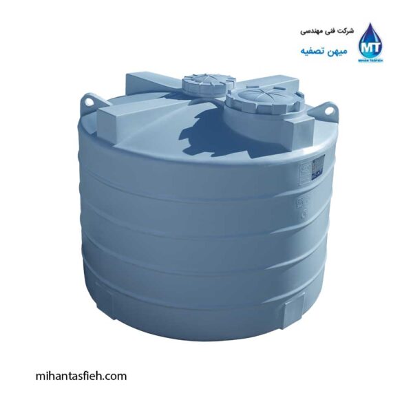 مخزن 3000 لیتری عمودی کوتاه مجتمع پلاستیک طبرستان