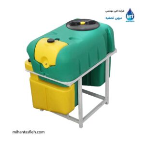 مخزن سمپاش 400 لیتری توربینی سبز مجتمع پلاستیک طبرستان
