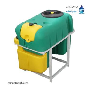 مخزن سمپاش 600 لیتری توربینی سبز مجتمع پلاستیک طبرستان