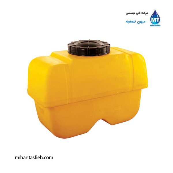 مخزن سمپاش 400 لیتری دو طبقه زرد مجتمع پلاستیک طبرستان 