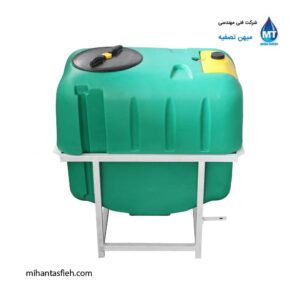 مخزن سمپاش 400 لیتری پشت تراکتوری سبز مجتمع پلاستیک طبرستان