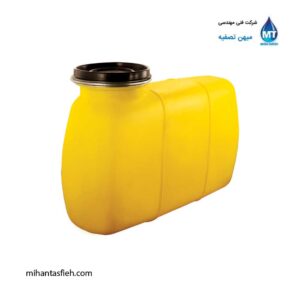 مخزن سمپاش 400 لیتری کتابی هولدری زرد مجتمع پلاستیک طبرستان