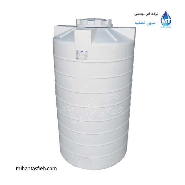 مخزن 2000 لیتری عمودی بلند مجتمع پلاستیک طبرستان