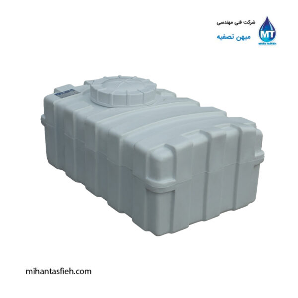 مخزن 300 لیتری مکعبی افقی تک لایه مجتمع پلاستیک طبرستان