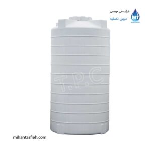 مخزن 3000 لیتری عمودی بلند مجتمع پلاستیک طبرستان