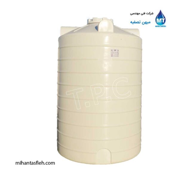 مخزن 4000 لیتری عمودی بلند مجتمع پلاستیک طبرستان