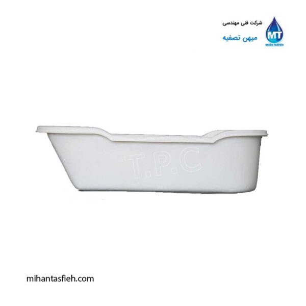 وان منشوری حمام سفید 150سانتی مجتمع پلاستیک طبرستان