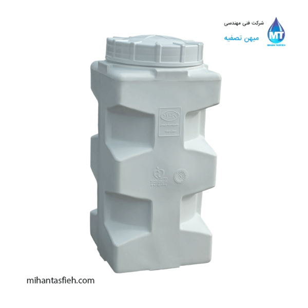 مخزن 100 لیتری مکعبی عمودی مجتمع پلاستیک طبرستان