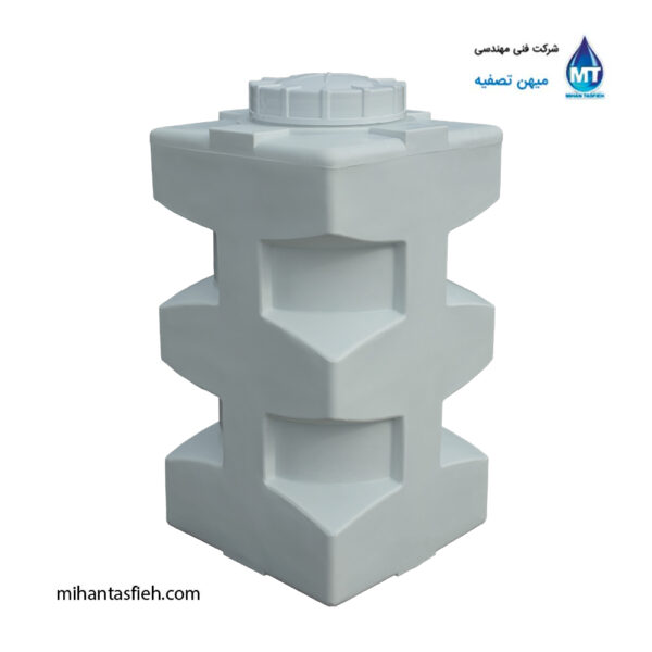 مخزن 300 لیتری مکعبی عمودی تک لایه مجتمع پلاستیک طبرستان