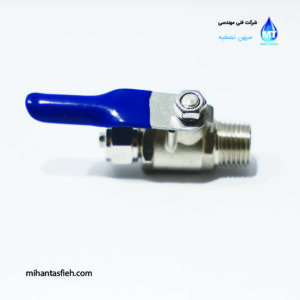 شیر ورودی آب دستگاه آب‌شیرین‌کن خانگی (استیل ۱۴ به ۶ میلی‌متر) هوم لند home land