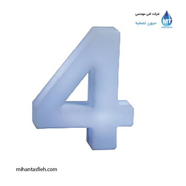 عدد 4 (چهار) تزیینی نورانی آذین پلی نور ارتفاع 35 سانتی متر عدد 4 (چهار) تزیینی نورانی آذین پلی نور ارتفاع 35 سانتی متر