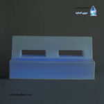 نیمکت نورانی آذین پلی نور مدل تمام پلی اتیلن