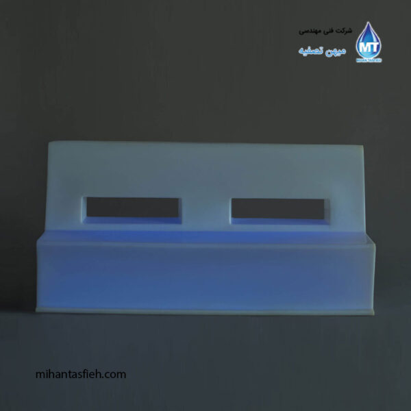 نیمکت نورانی آذین پلی نور مدل تمام پلی اتیلن