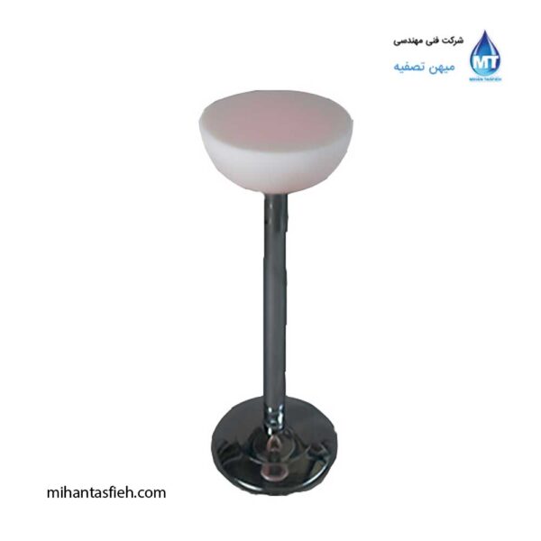 میز نورانی (سوارز) پایه استیل عمیق قطر 50 آذین پلی نور