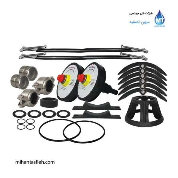 پرشروسل 8 اینچ ساید پورت 300 PSI هیدرو پی وی HYDRO PV