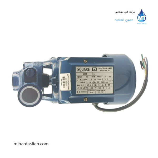 الکتروپمپ نیم اسب تک فاز اسکوئر SQUARE مدل QB60